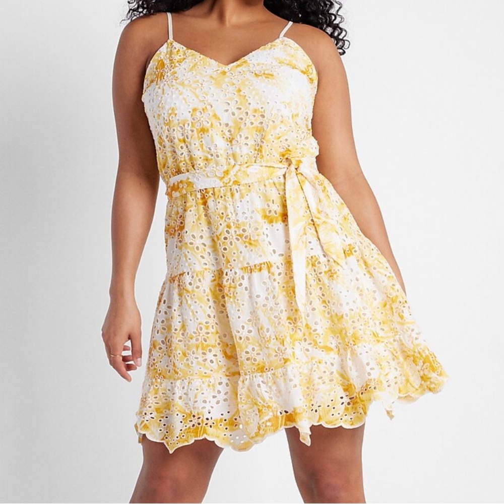 Express eyelet dress